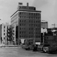 (RAC.2010.07.101) - View North from 300 Block of W Sheridan, c. late 1975