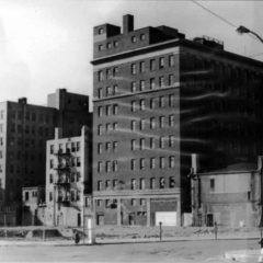 (RAC.2010.07.102) - View Northwest from Corner of Sheridan and Harvey, late 1975