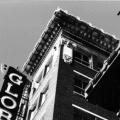(RAC.2010.07.105) - Detail of Globe Life Building, 311 W Sheridan, c. 1968