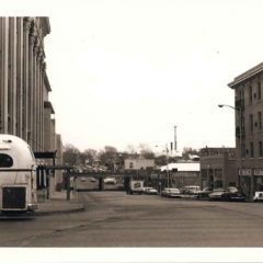 (RAC.2010.07.11) - View East on NW 4 from Broadway, c. 1960
