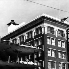 (RAC.2010.07.119) - Globe Life Building, 311 W Sheridan, View of Southwest Side, c. 1968