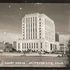 (RAC.2010.07.26) - Oklahoma County Courthouse, View Northeast from Municipal Building, c. 1937