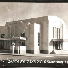 (RAC.2010.07.31) - Santa Fe Railroad Station, W California at Santa Fe, c.1930s