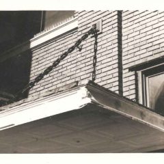 (RAC.2010.07.35) - Architectural Detail, Alley between Main and Sheridan and North Side of 15 N Harvey, c. 1968