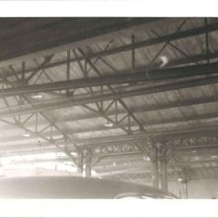 (RAC.2010.07.44) - Underside of Roof of Former Streetcar Terminal, Grand and Hudson, c. 1950s