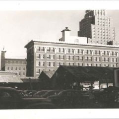 (RAC.2010.07.46) - Terminal Building, 311 W Grand, View East from Hudson, c. 1940s