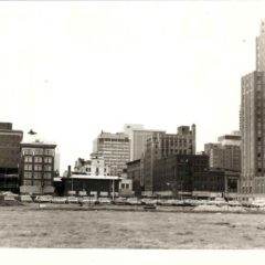 (RAC.2010.07.47) - View North from 300 Block of W Reno, 1975