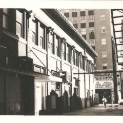 (RAC.2010.07.49) - View East toward Harvey from Alley between Main and Sheridan, c.  1968