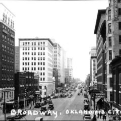 (RAC.2010.07.76) - View North on Broadway from Grand, c. early 1930s