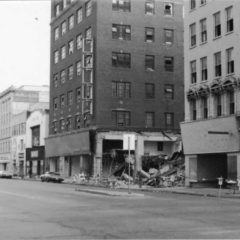 (RAC.2010.07.81) - Aftermath of Equity Building Demolition, View East, 320 W Main, 7 Dec 1975