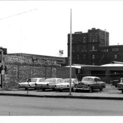 (RAC.2010.07.87) - Oklahoma Cold Storage Company, 2 NW3, View Southwest from Unit Block of NW 4, c. early 1960s