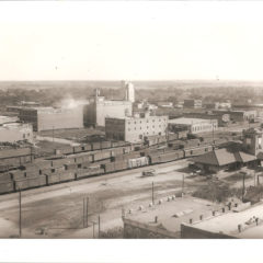 (RAC.2010.09.17) - Santa Fe Railyard and the Warehouse District, View Southeast Likely from Herskowitz Building, 2 N Broadway, c. 1910