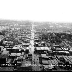 (RAC.2010.09.36) - View South on Robinson Ave from First National Building, c. late 1930s