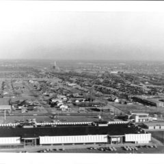 (RAC.2010.09.42) - View East-Southeast from United Founders Tower, near Northwest Expressway and May, c. late 1960s