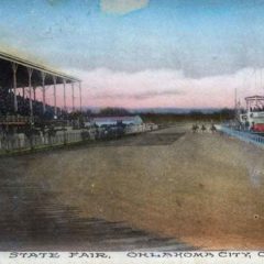 (RACp.2010.12.15) - Harness Racing at State Fairgrounds Track, postmarked c. 1900s