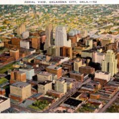 (RACp.2010.18.01) - Aerial View of Downtown from the Southwest, 23 Aug 1934