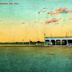 (RACp.2010.19.01) - Belle Isle Boat Dock and Swimming Area, postmarked 12 Aug 1910