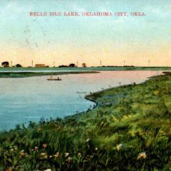(RACp.2010.19.06) - Belle Isle Lake, postmarked 12 Nov 1908