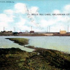 (RACp.2010.19.07) - Belle Isle Lake, postmarked 12 Sep 1908