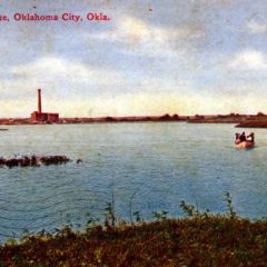 (RACp.2010.19.11) - Boating on Belle Isle Lake, postmarked 12 Jun 1909