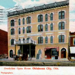 (RACp.2010.22.07) - Overholser Opera House, 215 W Grand, postmarked 17 Dec 1907