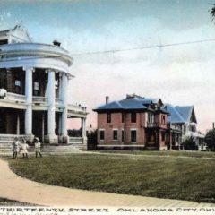 (RACp.2010.25.19) - View East on NW 13 from near Walker, postmarked 9 Sep 1908