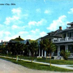 (RACp.2010.25.27) - View West on NW 16 from Shartel, c. 1910s