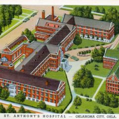 (RACp.2010.26.11) - St. Anthony Hospital, 1000 N Lee, postmarked 10 Jan 1949