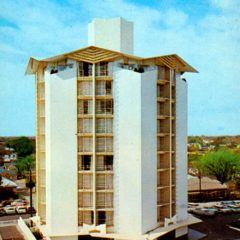 (RACp.2010.27.04) - Plaza Tower Hotel, 1117 N Shartel, postmarked 27 Jan 1961