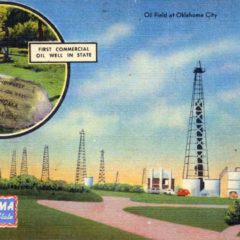 (RACp.2010.29.04) - Oil Field at Oklahoma City, c. 1940s