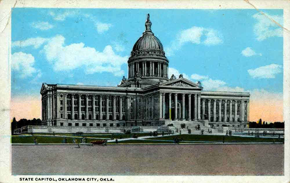(RACp.2010.31.02) - Architectural Rendering of Oklahoma State Capitol, c. 1910s (RACp.2010.31.02) - Architectural Rendering of Oklahoma State Capitol, c. 1910s