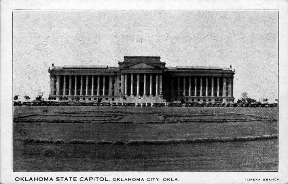 (RACp.2010.31.12) - Oklahoma State Capitol, c. 1920s (RACp.2010.31.12) - Oklahoma State Capitol, c. 1920s