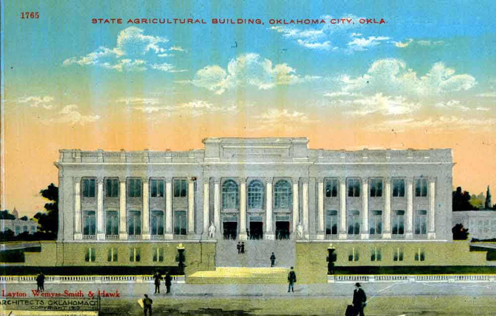 (RACp.2010.31.16) - Proposed Oklahoma State Agricultural Building, 1910 (RACp.2010.31.16) - Proposed Oklahoma State Agricultural Building, 1910