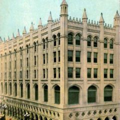 (RACp.2010.33.07) - Baum Building, 2 N Robinson, postmarked, 18 Oct 1912