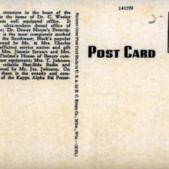 (RACp.2010.33.46) - Morgan Building, 600 NE 4, c. 1946, Reverse