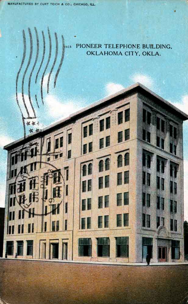 (RACp.2010.33.57) - Pioneer Telephone Building, 105 NW 3, postmarked 13 Jul 1908
