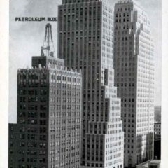 (RACp.2010.33.61) - Skyscrapers in Oklahoma City, View Southeast from Federal Building, c. 1930s
