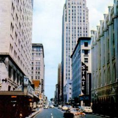 (RACp.2010.33.66) - View North on Robinson from Grand, c. 1950s
