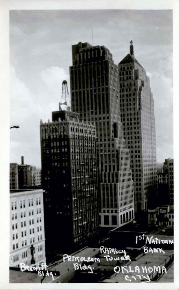 (RACp.2010.33.68) - View Southeast from Federal Building, 215 NW 3, c. 1930s