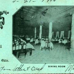 (RACp.2010.35.11) - Hotel Threadgill, 300 N Broadway, postmarked 22 Apr 1906