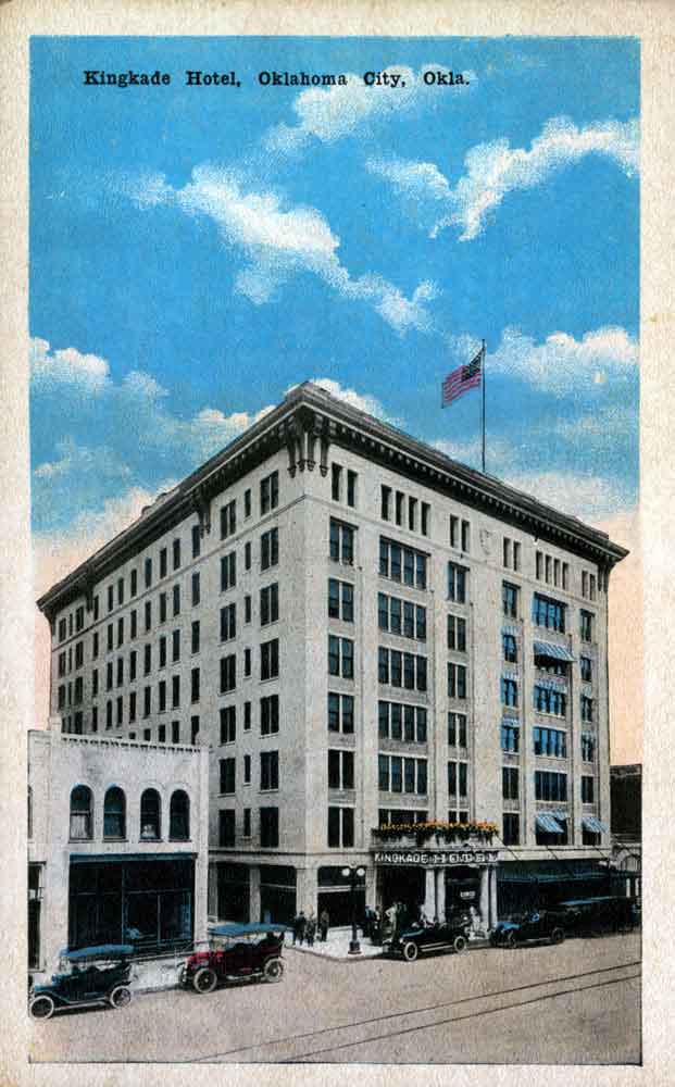 (RACp.2010.35.24) - Kingkade Hotel, 19 W Grand, postmarked 18 Jun 1934