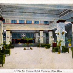 (RACp.2010.35.39) - Lobby, Lee-Huckins Hotel, 22 N Broadway, c. 1910s