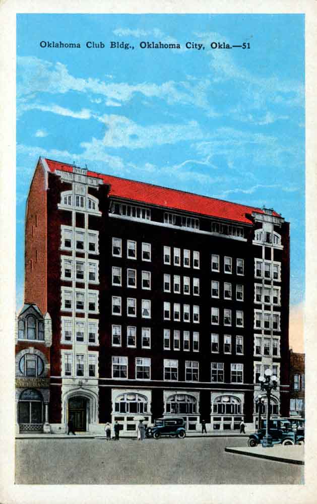 (RACp.2010.35.43) - Oklahoma Club, 202 W Grand, c. 1922