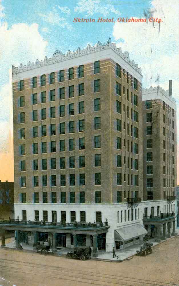 (RACp.2010.35.53) - Skirvin Hotel, 33 NW 1, postmarked 29 Sep 1912