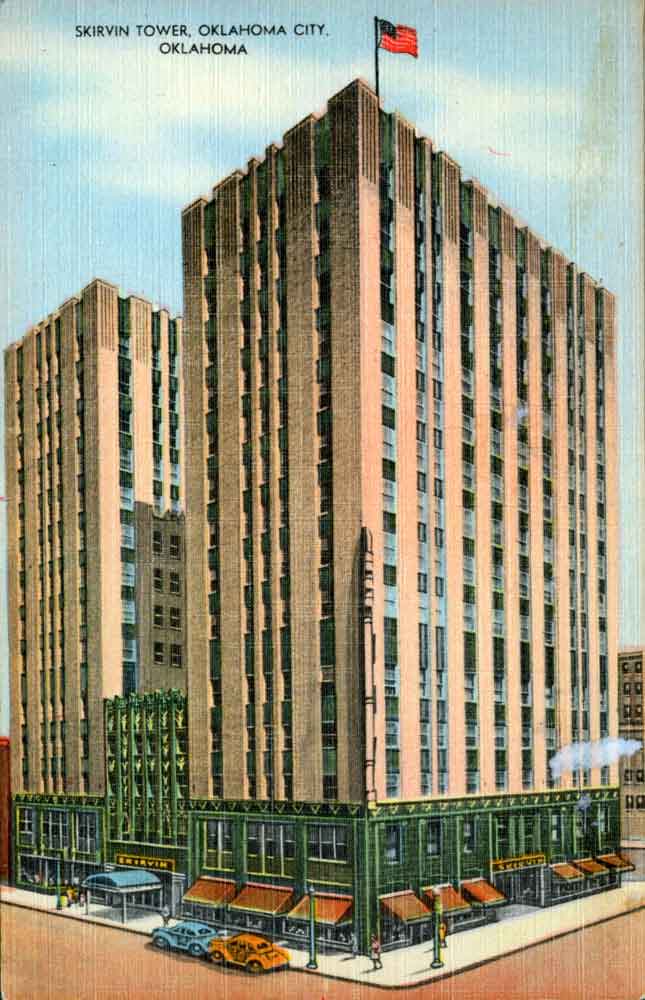 (RACp.2010.35.60) - Skirvin Tower, 105 W 1, c. 1940s