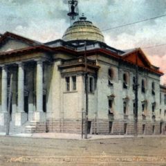 (RACp.2010.37.03) - Baptist White Temple, 400 N Broadway, postmarked 14 Aug 1910 (RACp.2010.37.03) - Baptist White Temple, 400 N Broadway, postmarked 14 Aug 1910