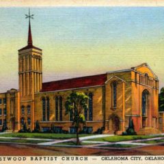 (RACp.2010.37.05) - Crestwood Baptist Church, 2515 NW 16, postmarked 10 Jul 1947 (RACp.2010.37.05) - Crestwood Baptist Church, 2515 NW 16, postmarked 10 Jul 1947