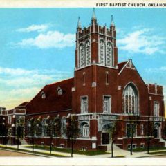 (RACp.2010.37.07) - First Baptist Church, 1201 N Robinson, c. 1920s (RACp.2010.37.07) - First Baptist Church, 1201 N Robinson, c. 1920s