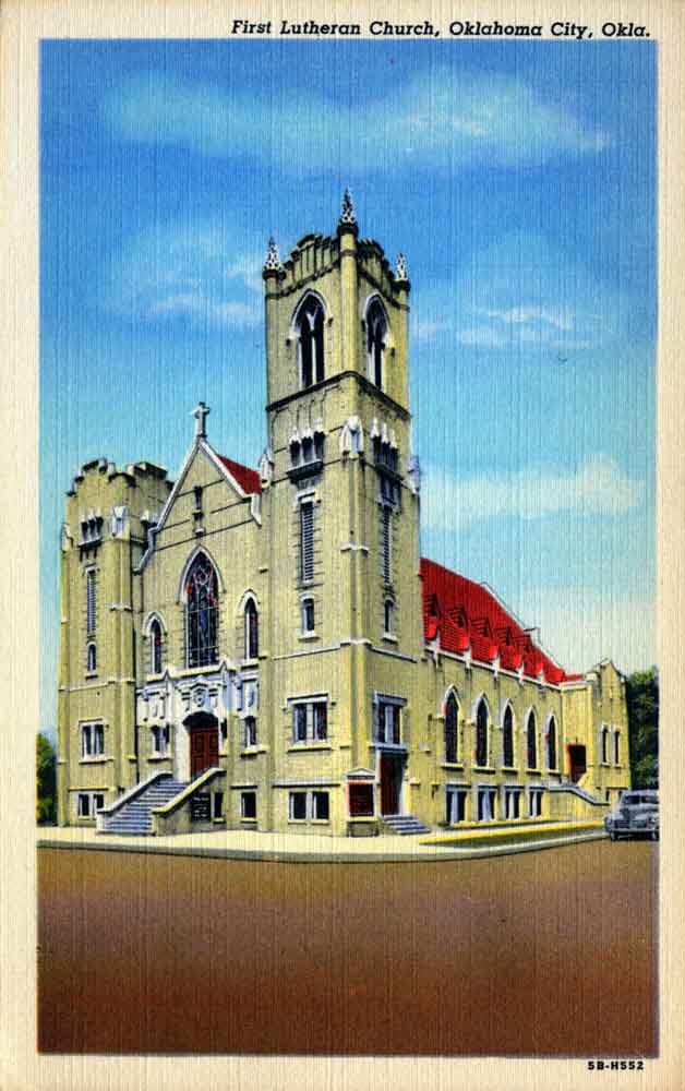 (RACp.2010.37.13) - First Lutheran Church, 1300 N Robinson, c. 1910s