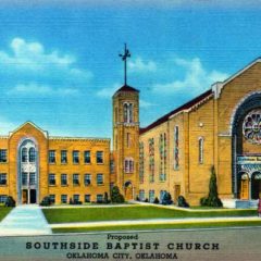 (RACp.2010.37.25) - Proposed Southside Baptist Church, 401 SW 44, c. 1950